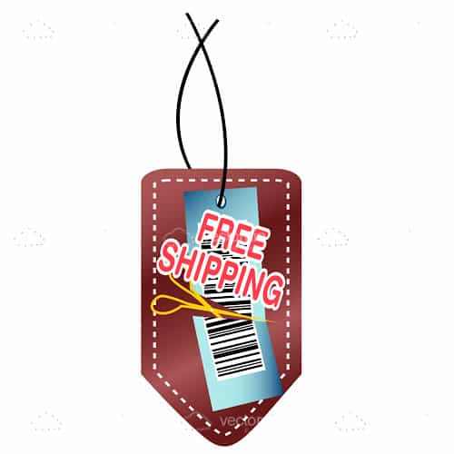 Free Shipping Tag